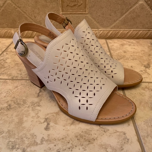 born white sandals